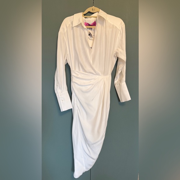 Nwd GAUGE81 Puno silk Dress in Ivory size s - Picture 3 of 11